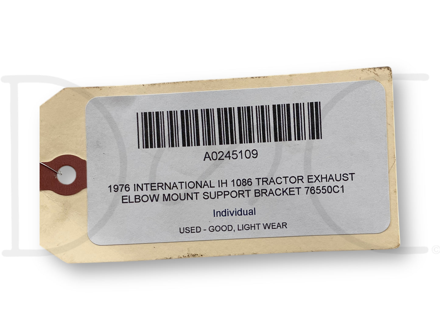 1976 International IH 1086 Tractor Exhaust Elbow Mount Support Bracket 76550C1