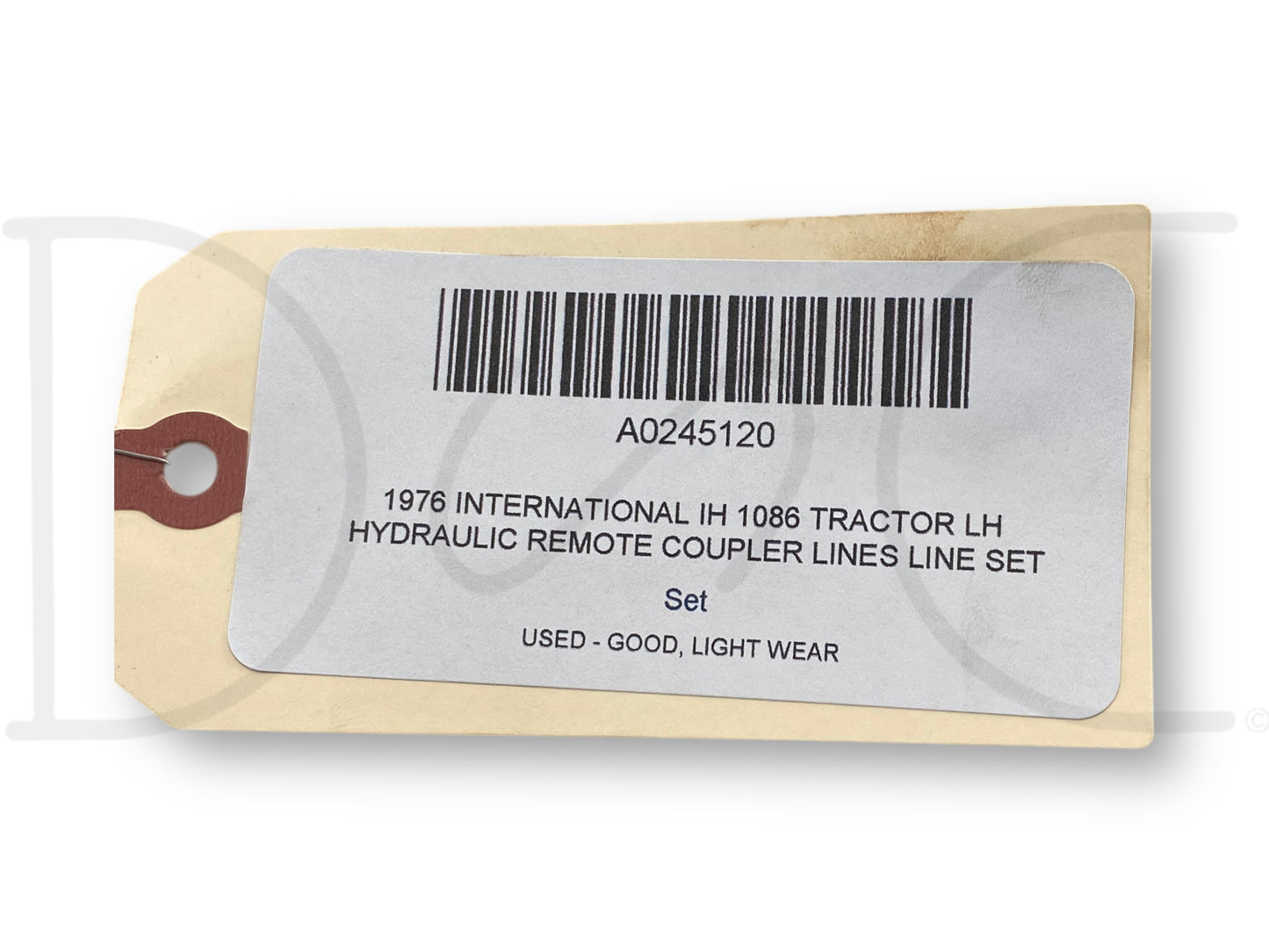 1976 International IH 1086 Tractor LH Hydraulic Remote Coupler Lines Line Set