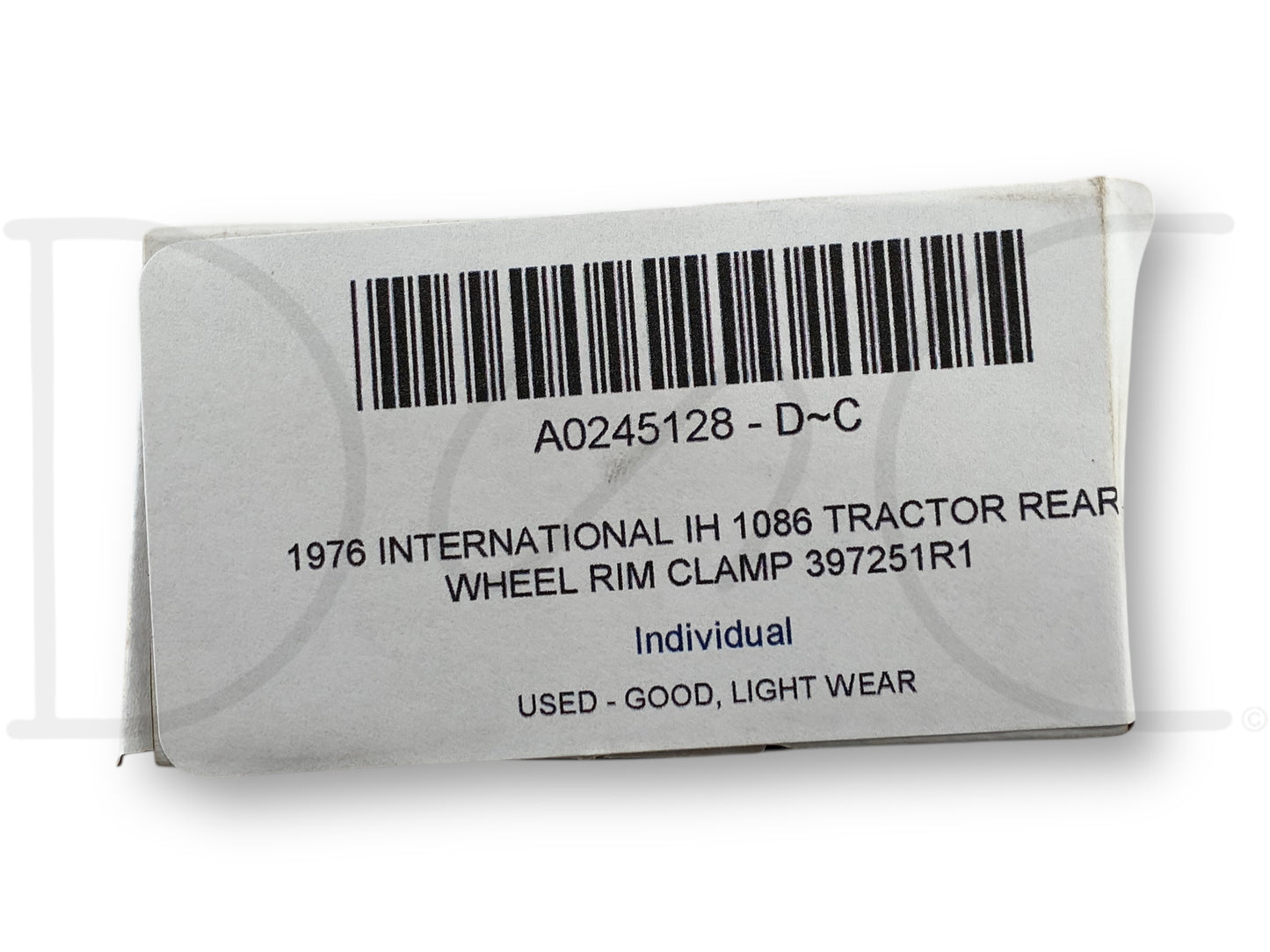 1976 International IH 1086 Tractor Rear Wheel Rim Clamp 397251R1