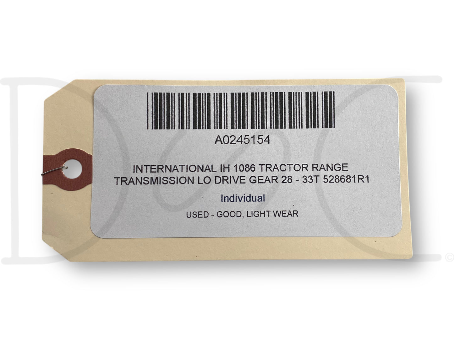 International IH 1086 Tractor Range Transmission Lo Drive Gear 28 - 33T 528681R1