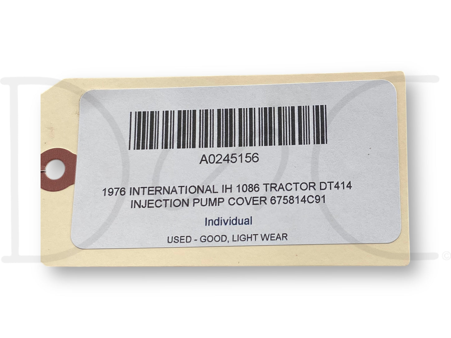 1976 International IH 1086 Tractor Dt414 Injection Pump Cover 675814C91