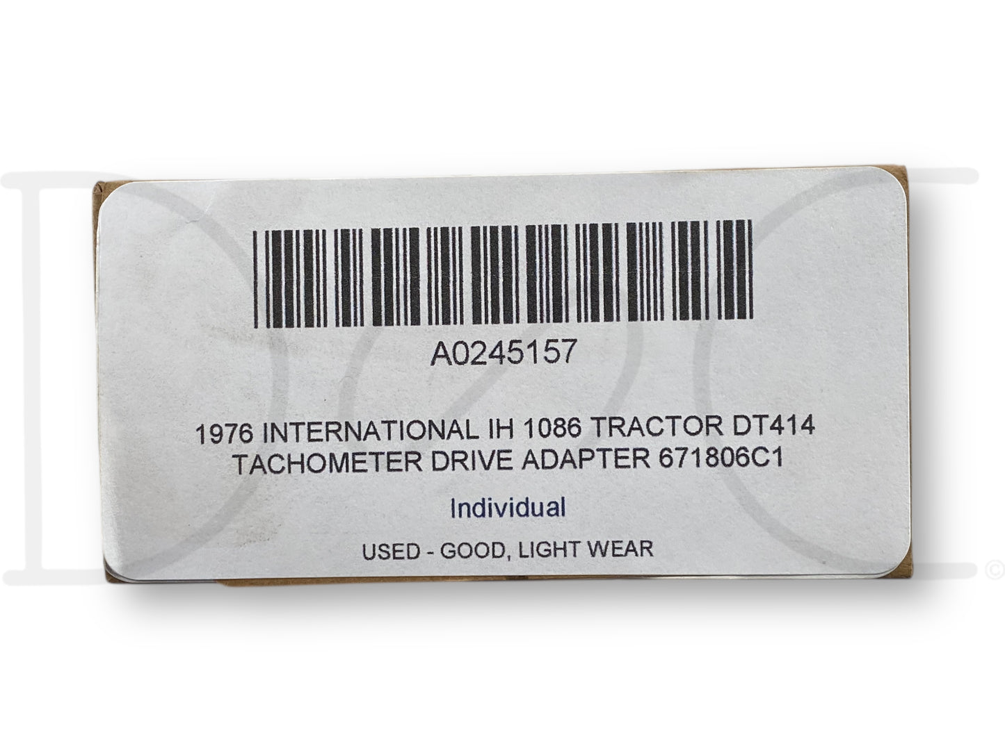 1976 International IH 1086 Tractor Dt414 Tachometer Drive Adapter 671806C1