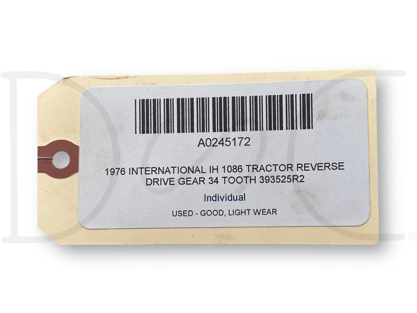 1976 International IH 1086 Tractor Reverse Drive Gear 34 Tooth 393525R2