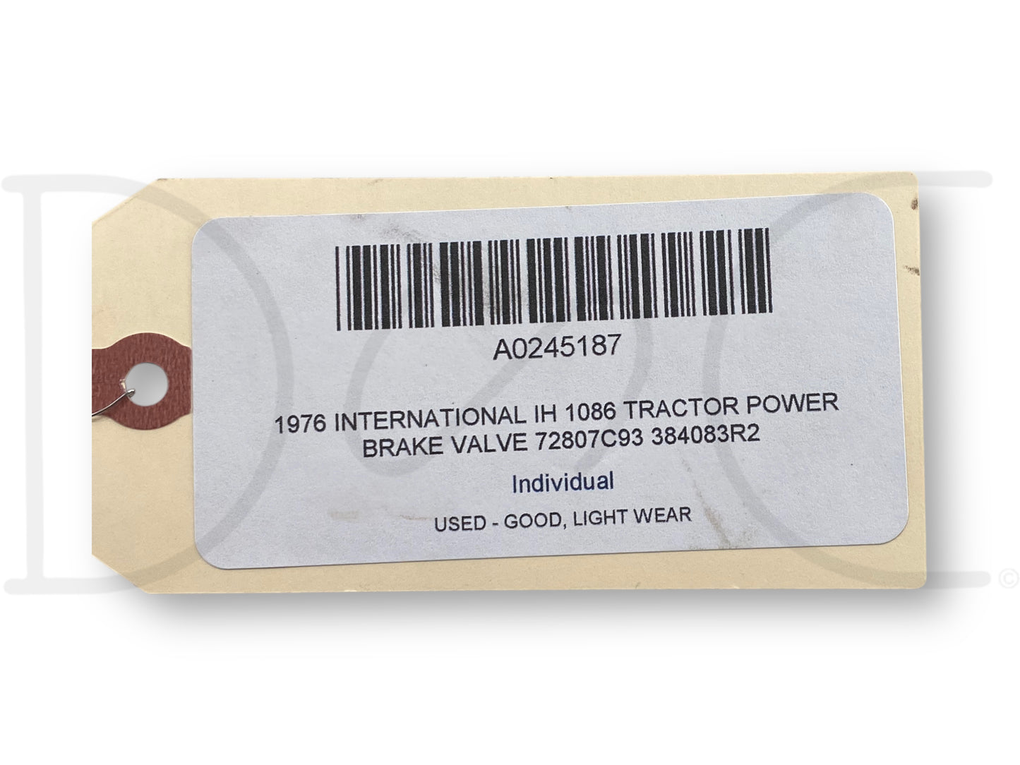 1976 International IH 1086 Tractor Power Brake Valve 72807C93 384083R2