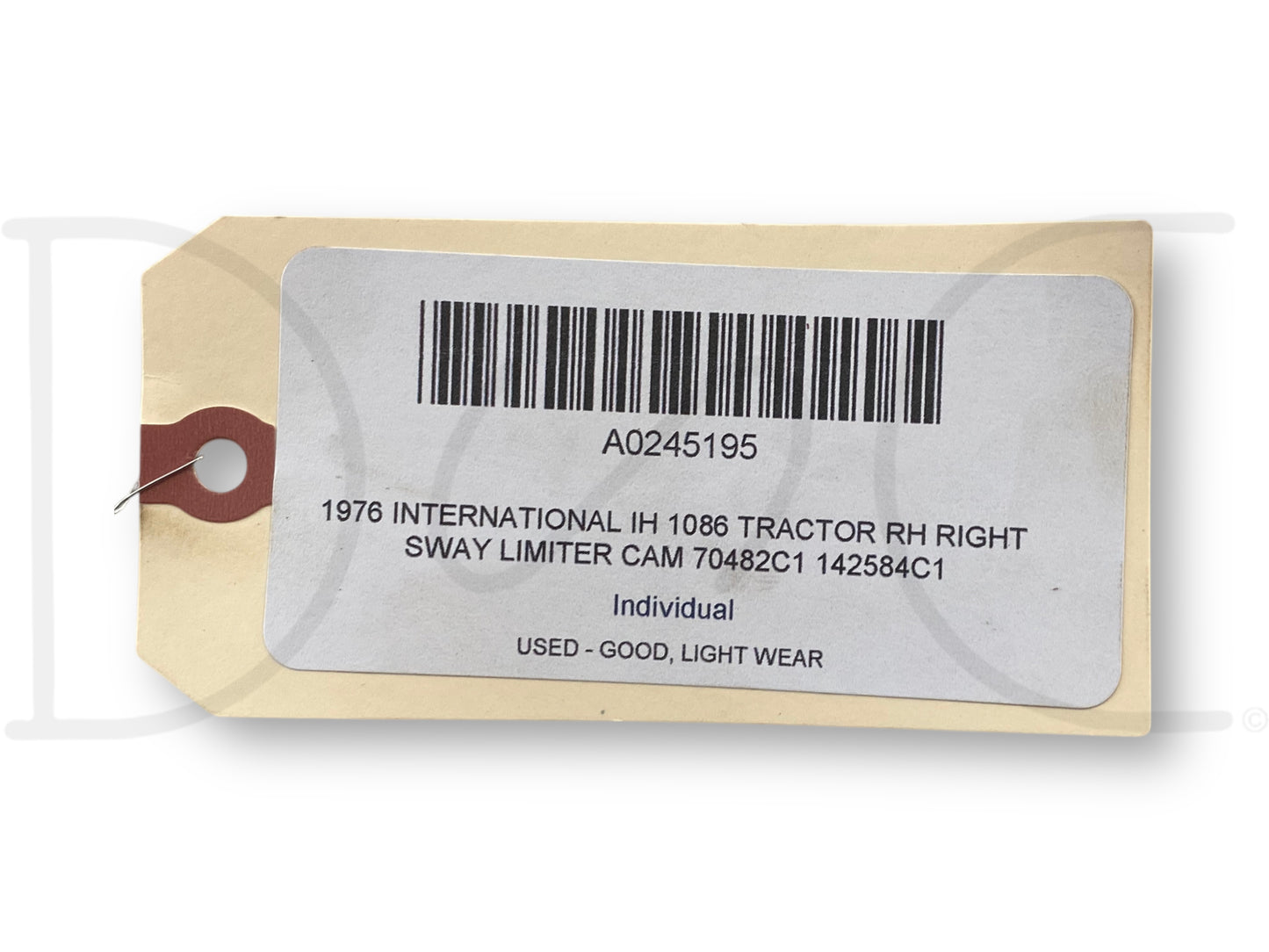 1976 International IH 1086 Tractor RH Right Sway Limiter Cam 70482C1 142584C1