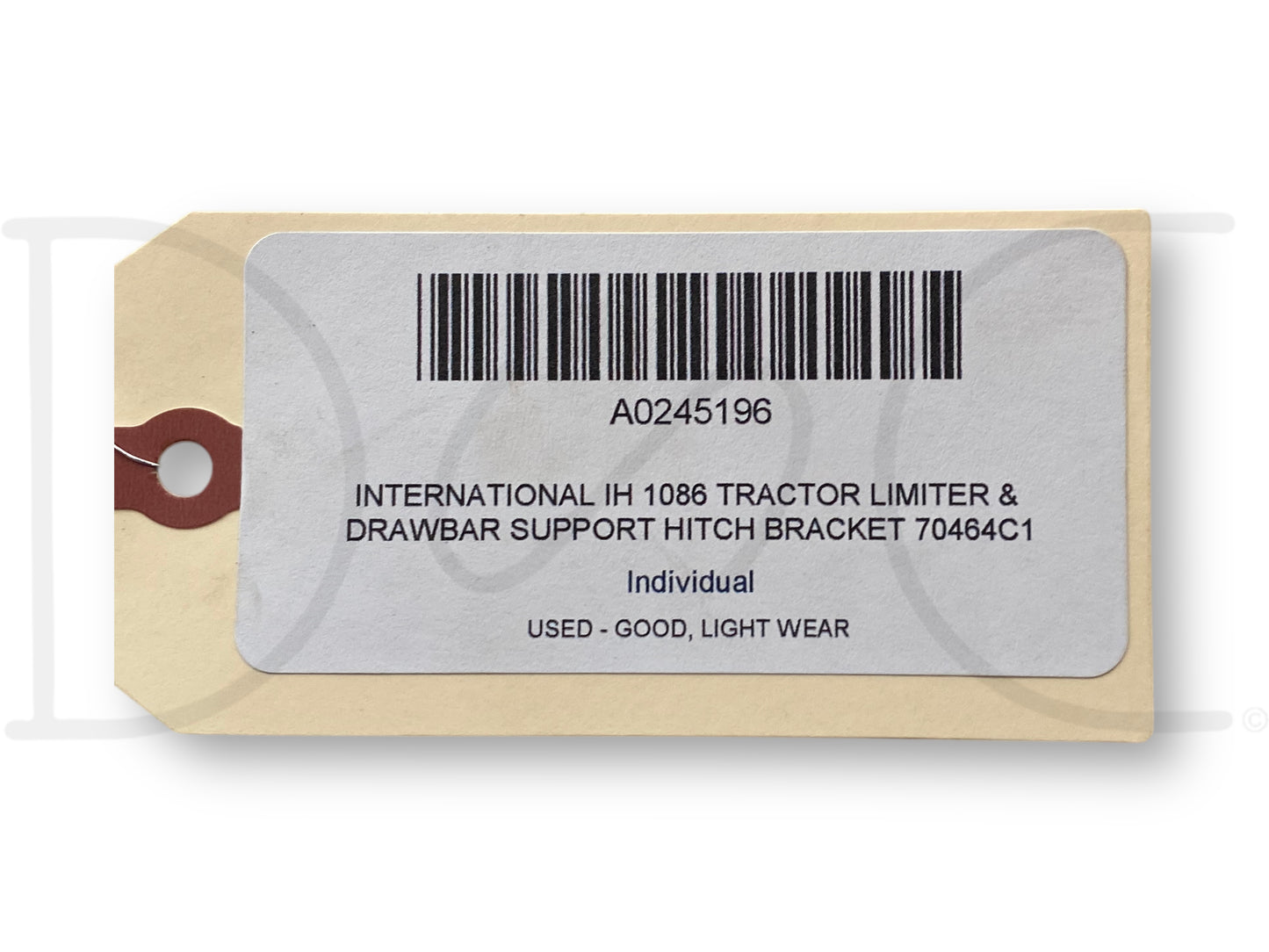 International IH 1086 Tractor Limiter & Drawbar Support Hitch Bracket 70464C1