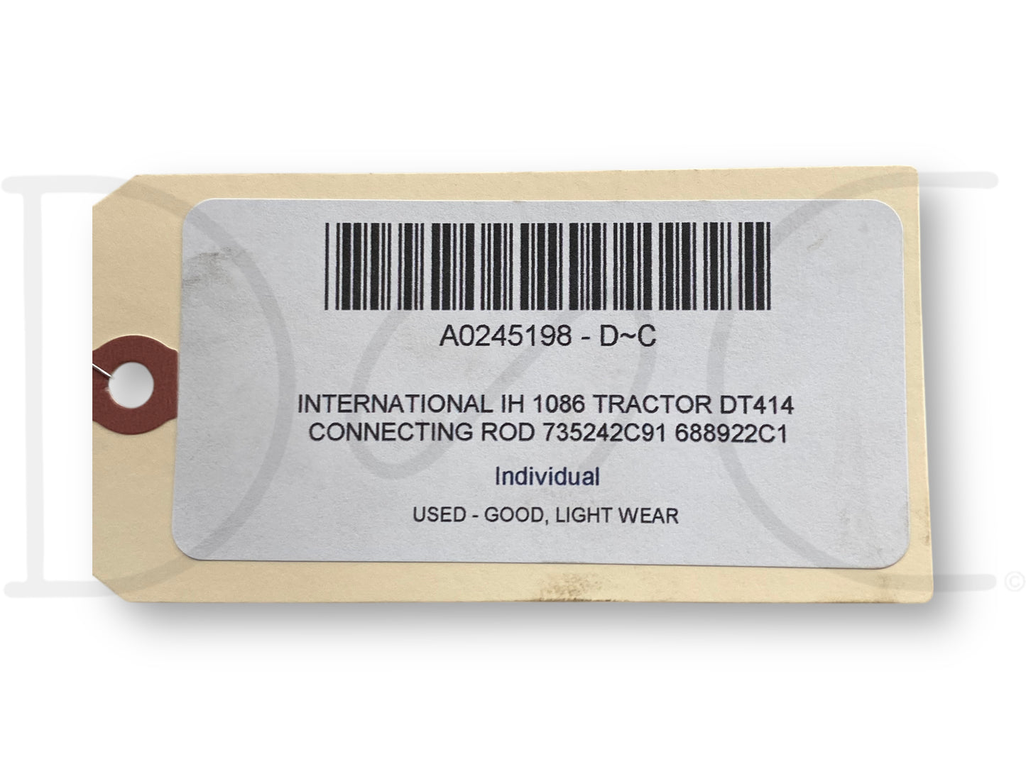 International IH 1086 Tractor Dt414 Connecting Rod 735242C91 688922C1