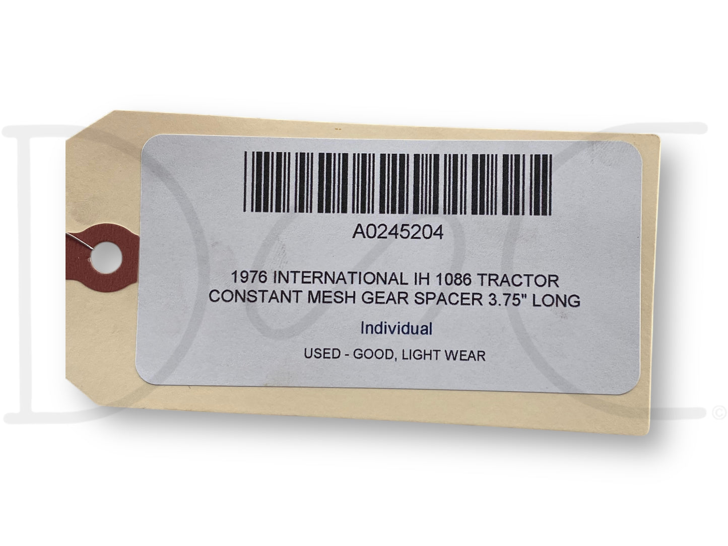 1976 International IH 1086 Tractor Constant Mesh Gear Spacer 3.75" Long 384091R3