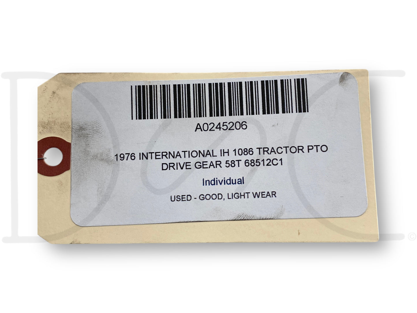 1976 International IH 1086 Tractor PTO Drive Gear 58T 68512C1