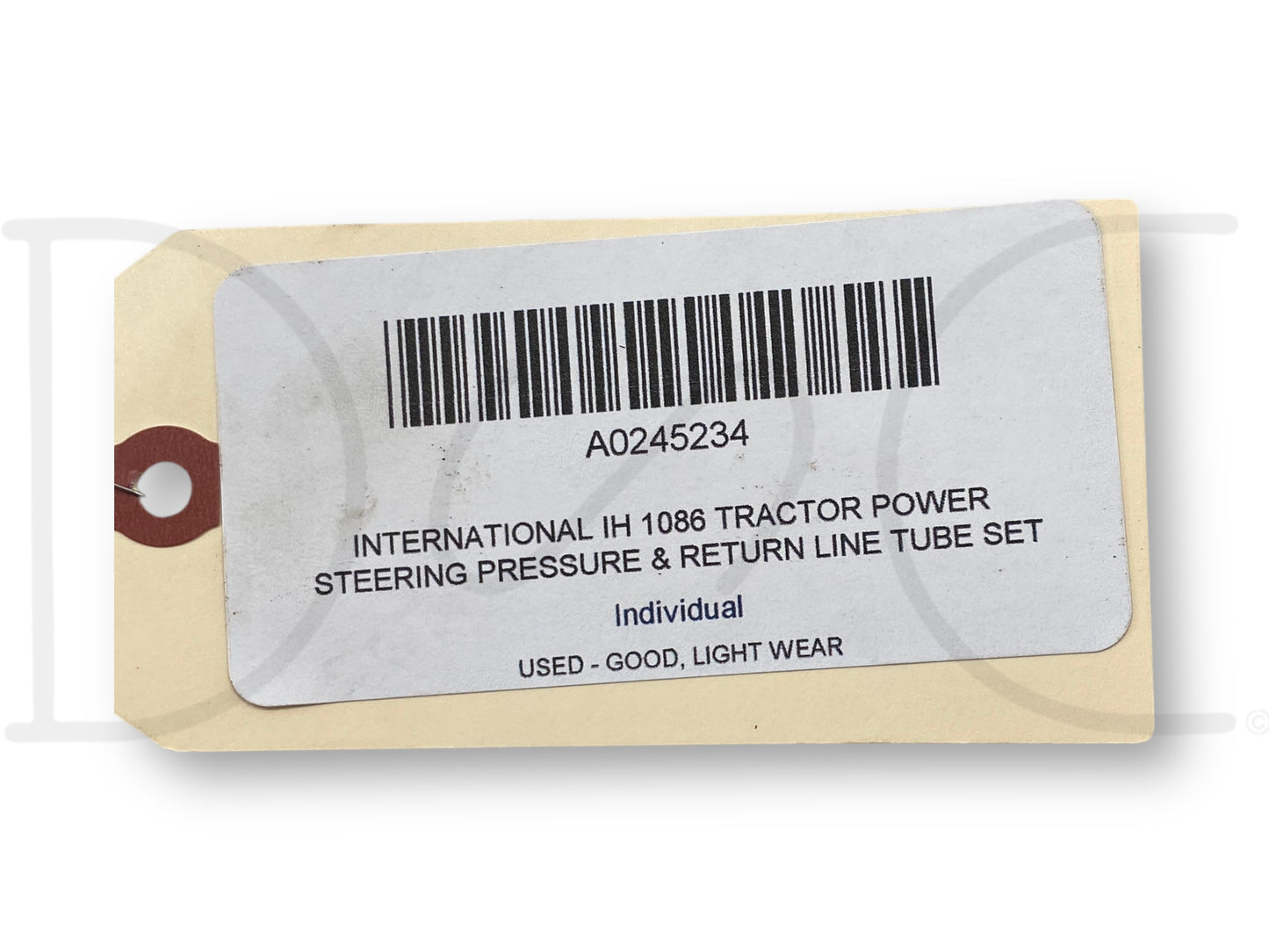 International IH 1086 Tractor Power Steering Pressure & Return Line Tube Set