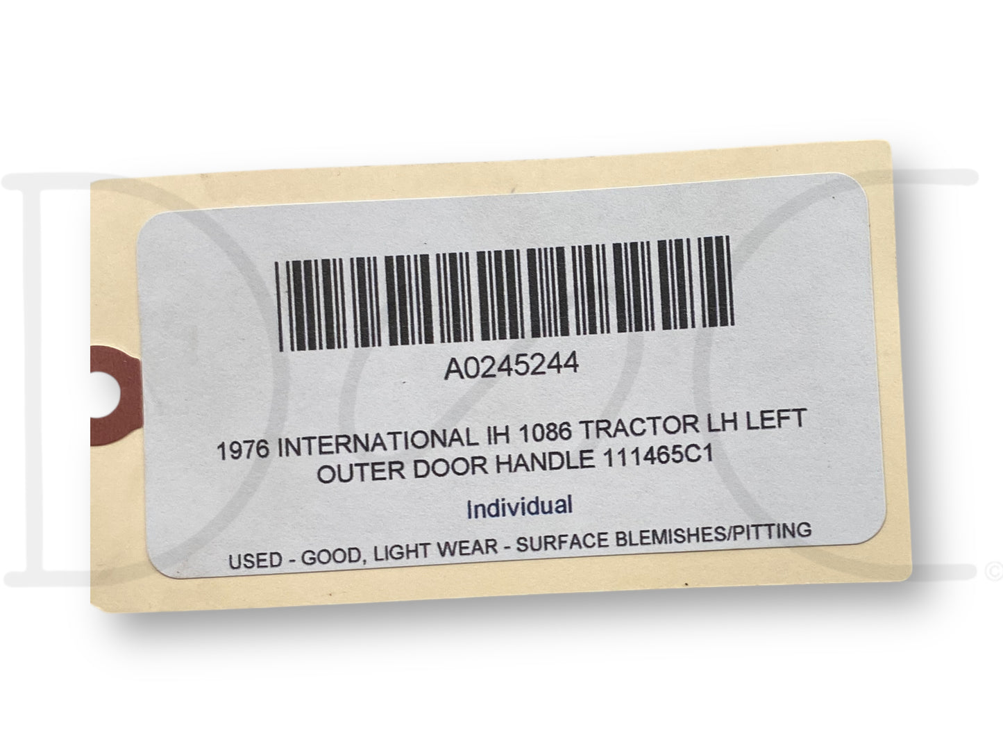 1976 International IH 1086 Tractor LH Left Outer Door Handle 111465C1