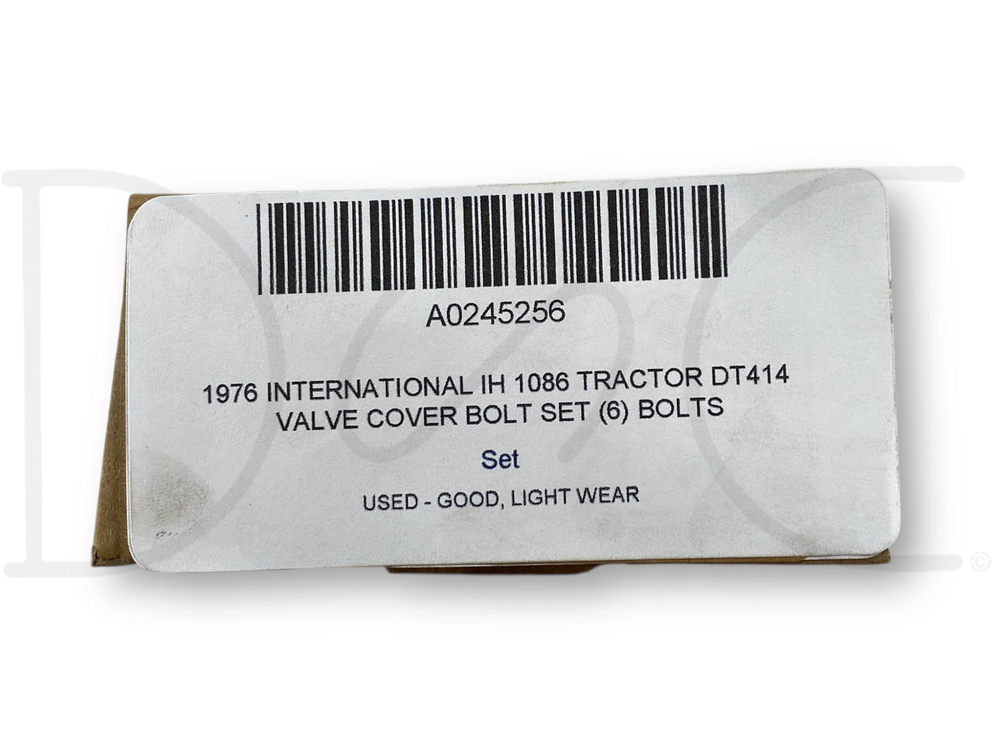 1976 International IH 1086 Tractor Dt414 Valve Cover Bolt Set (6) Bolts