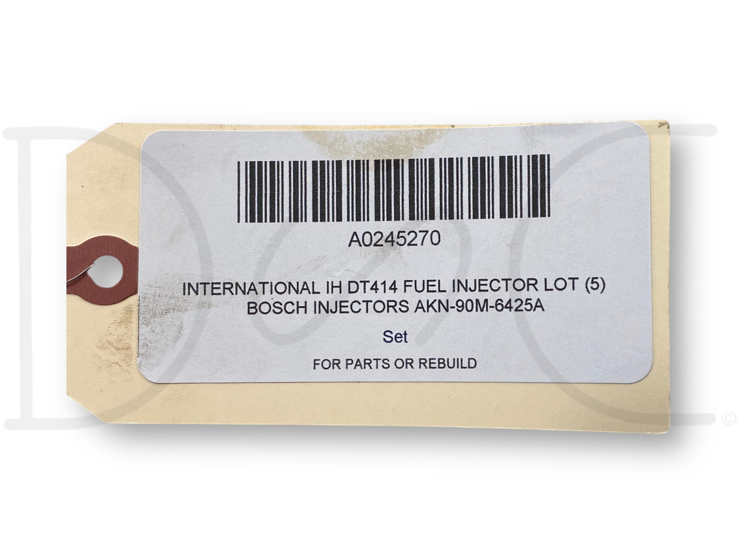International IH Dt414 Fuel Injector Lot (5) Bosch Injectors Akn-90M-6425A