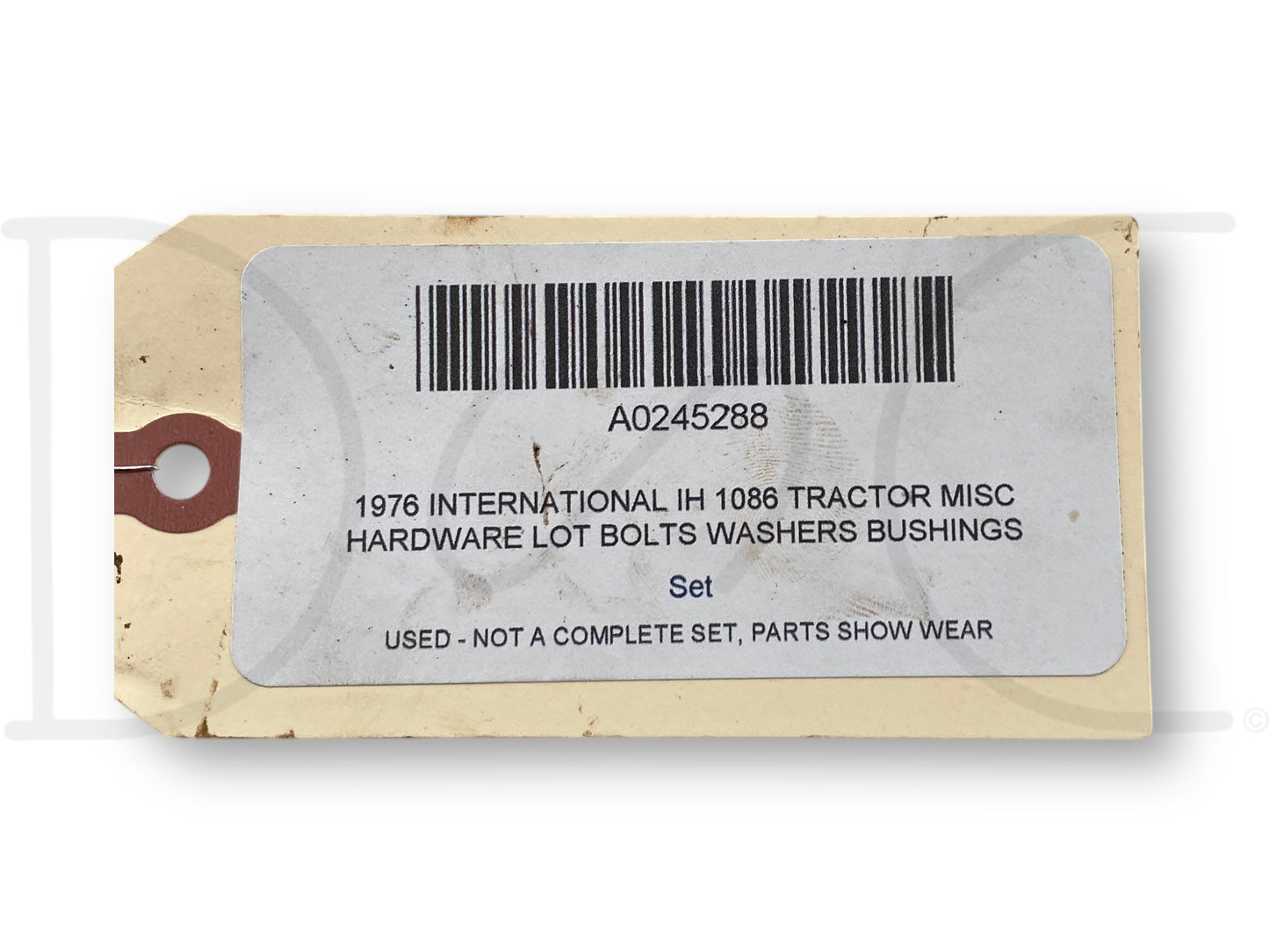 1976 International IH 1086 Tractor Misc Hardware Lot Bolts Washers Bushings Pins