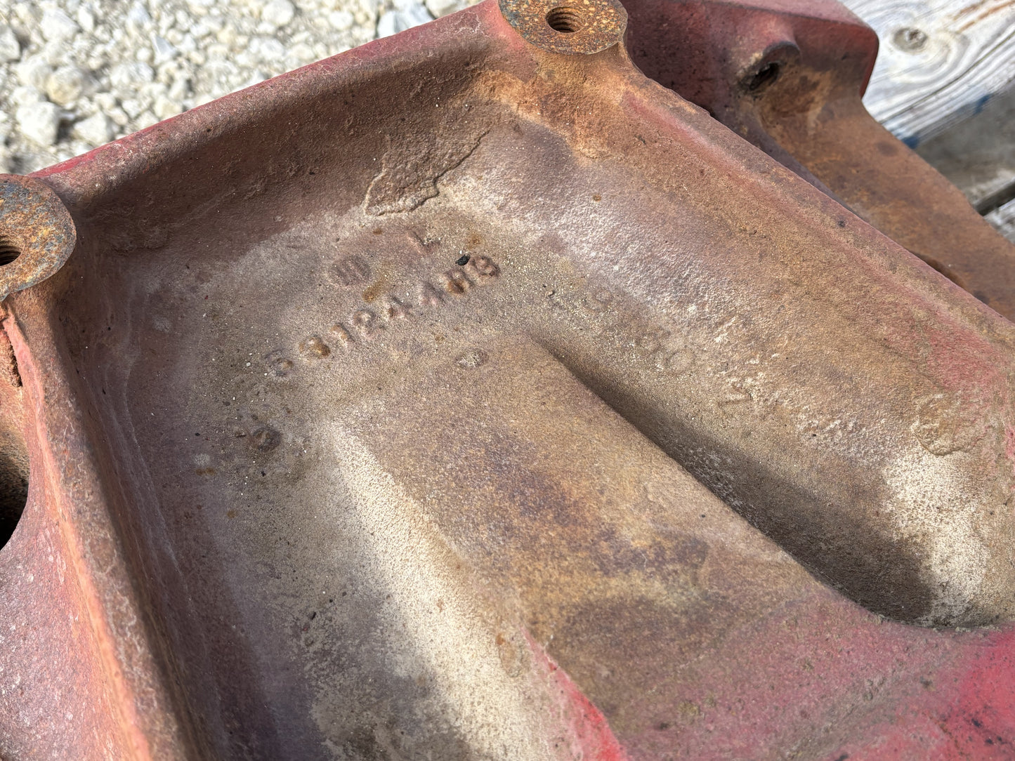 1976 International IH 1086 Tractor Front Upper Bolster Frame 531244R3