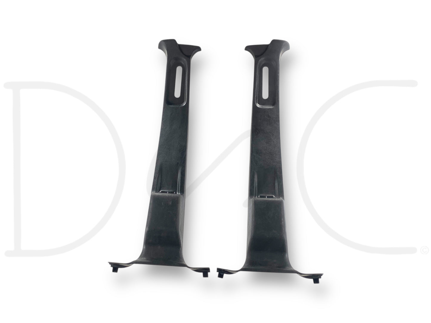 03-07 Ford F250 F350 Crew Cab B-Pillar Trim Panel Set Left Right Black OEM