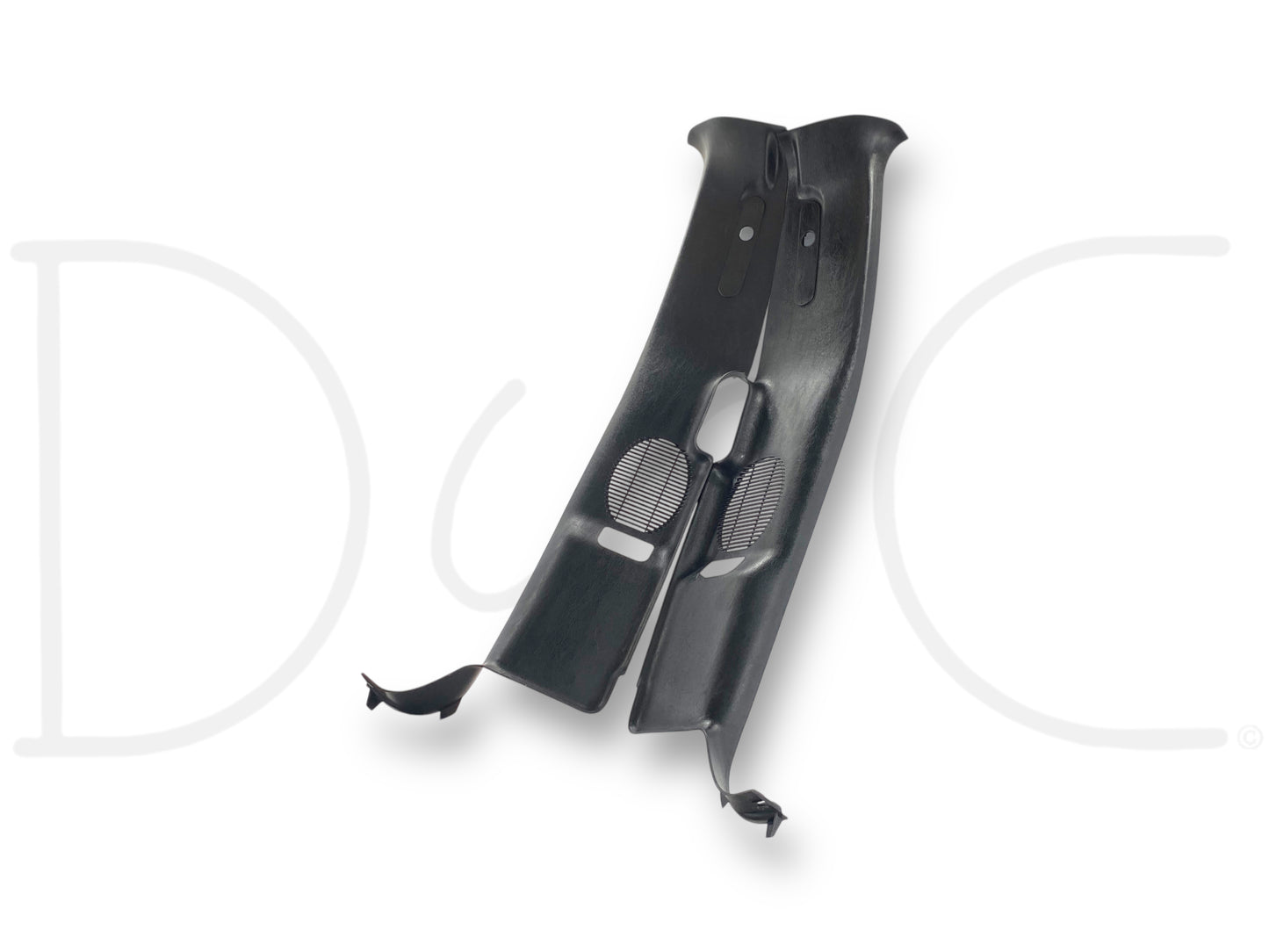 03-07 Ford F250 F350 Crew Cab C-Pillar Trim Panel Set Left Right Black OEM