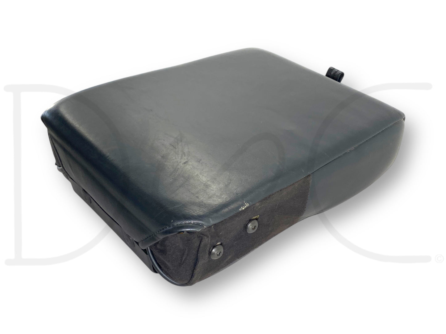 03-10 Ford F250 F350 Rear Back Seat Armrest Arm Rest Cup Holder Black Leather