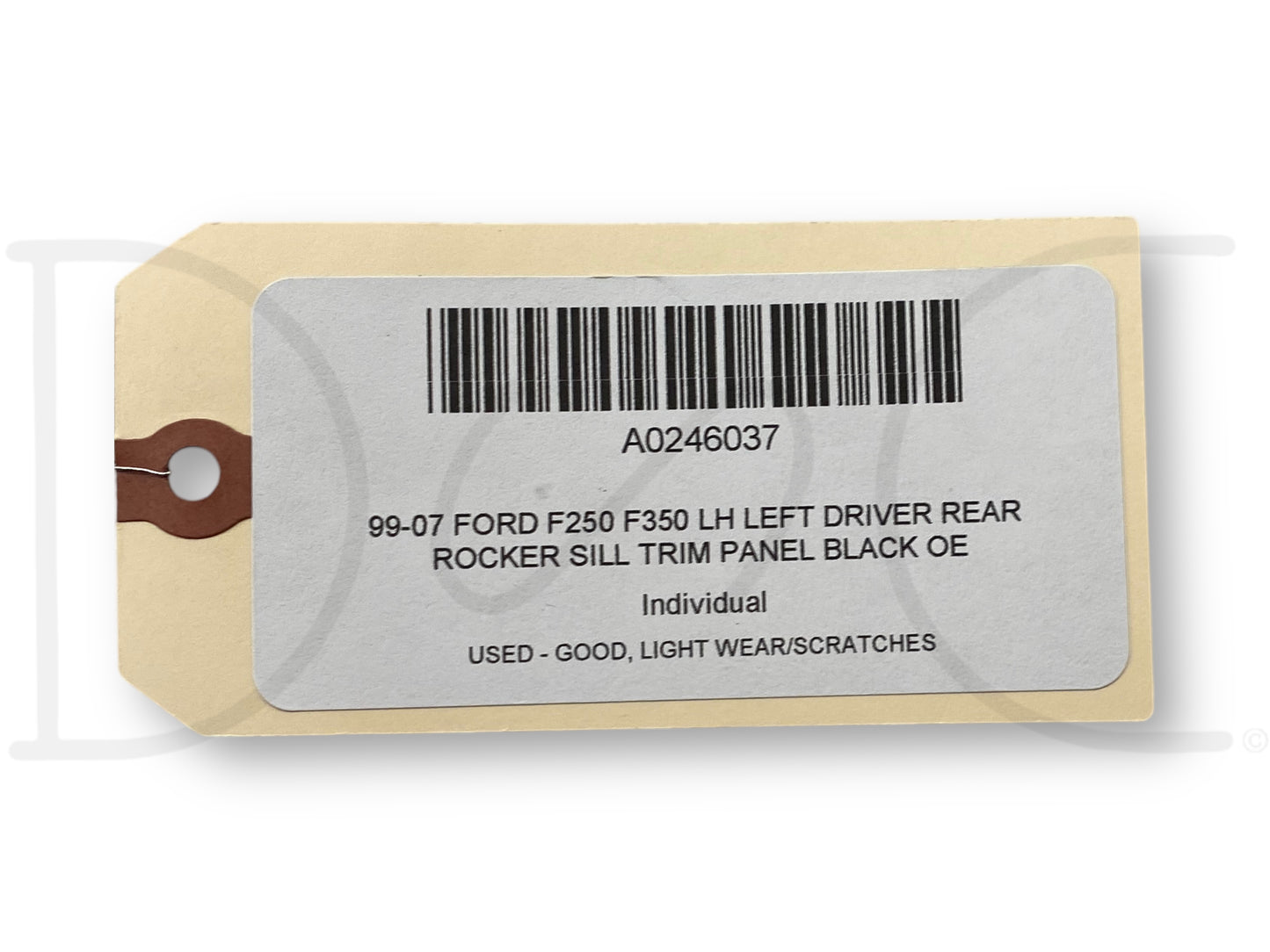 99-07 Ford F250 F350 LH Left Driver Rear Rocker Sill Trim Panel Black OE