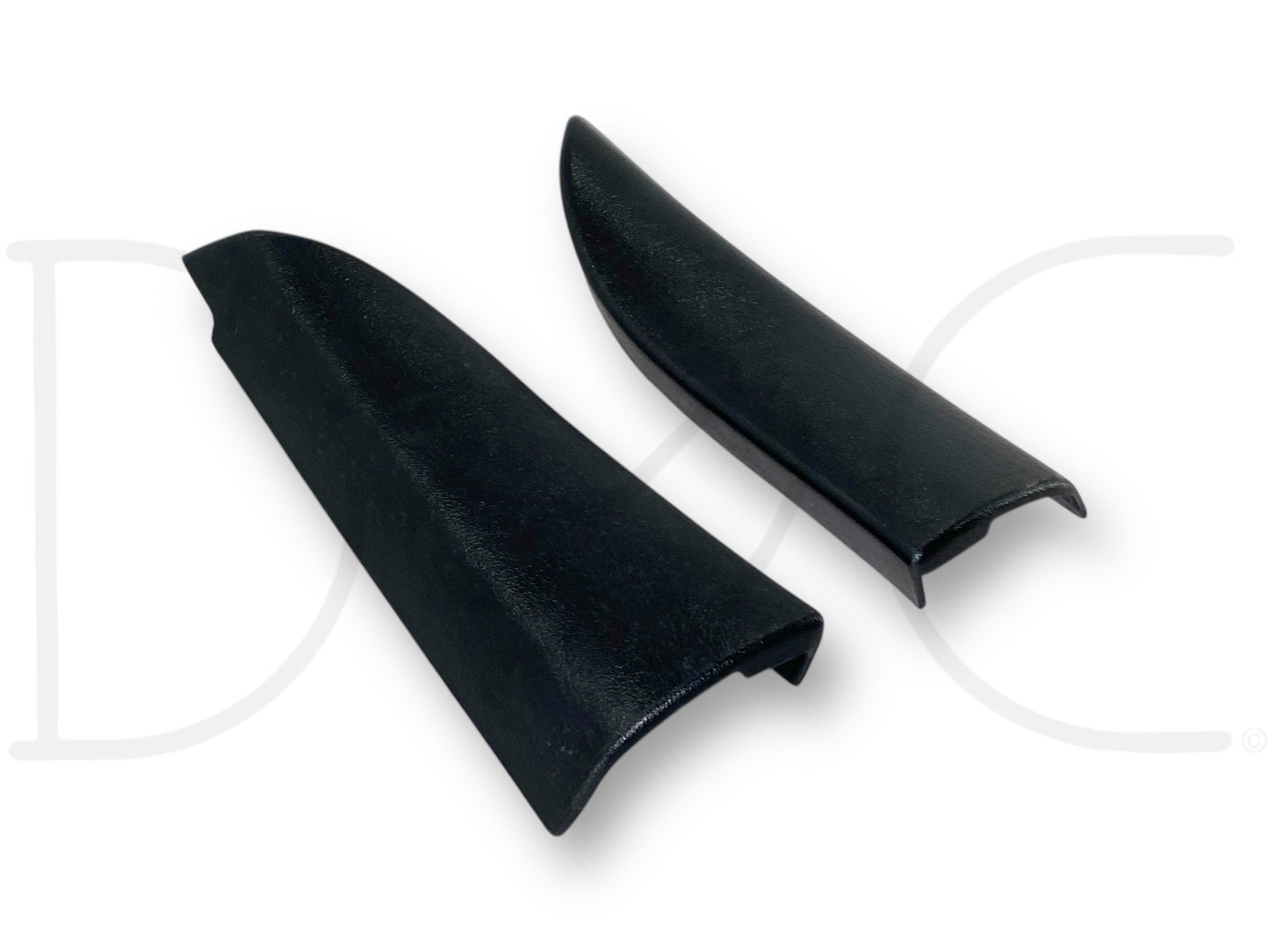 99-07 Ford F250 F350 LH RH Left Right Door Sail Trim Panel Covers Set Black OE