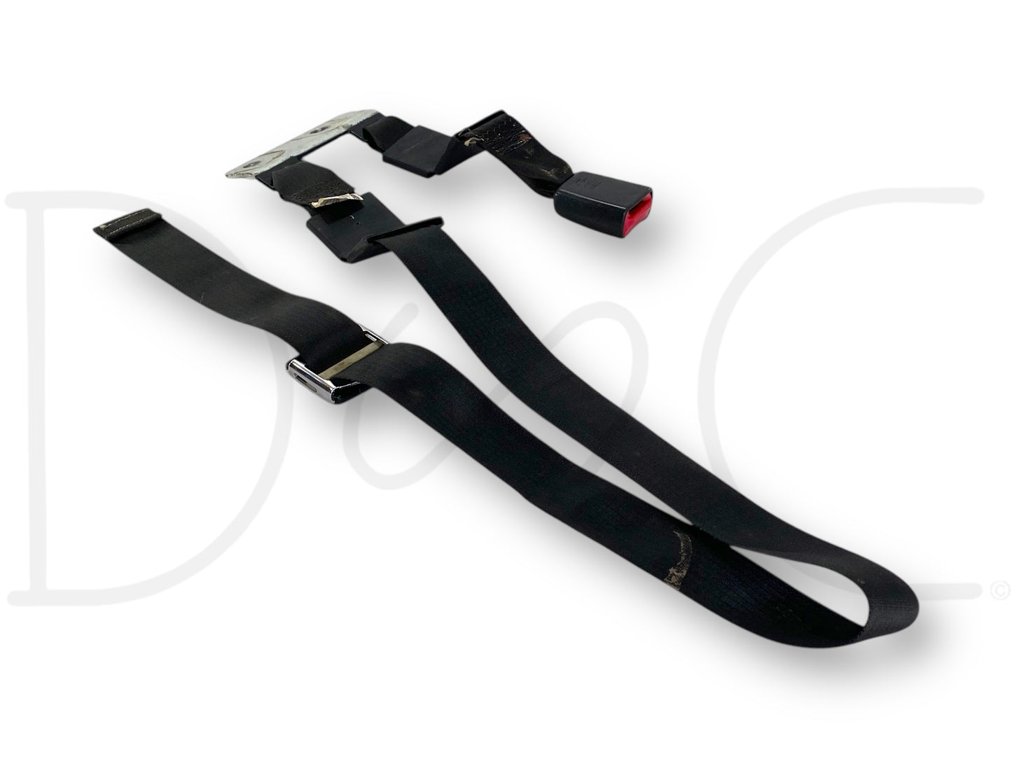 03-07 Ford F250 F350 Rear Back Seat Center Seatbelt Lap Belt Black OE