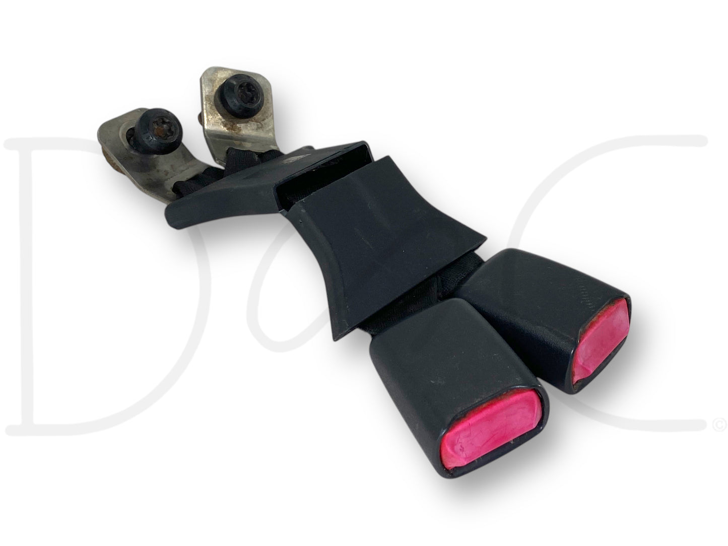 03-07 Ford F250 F350 Rear Seat Belt Seatbelt Latch Buckle Double Black OE