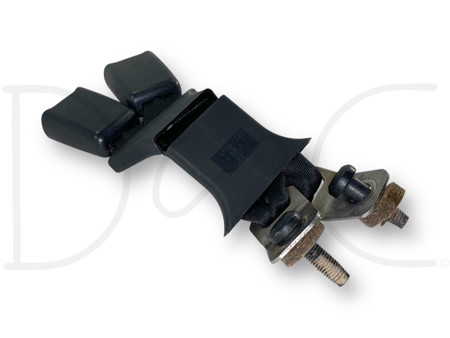 03-07 Ford F250 F350 Rear Seat Belt Seatbelt Latch Buckle Double Black OE