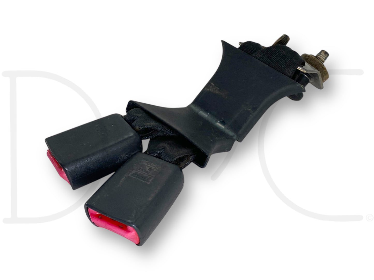 03-07 Ford F250 F350 Rear Seat Belt Seatbelt Latch Buckle Double Black OE