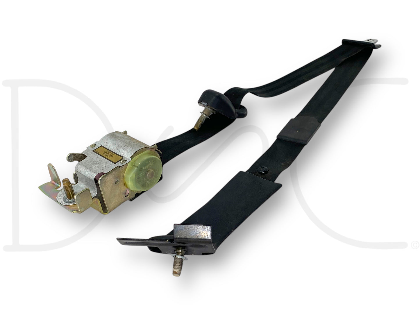 05-07 Ford F250 F350 LH Left Driver Rear Seat Belt Seatbelt Black OE