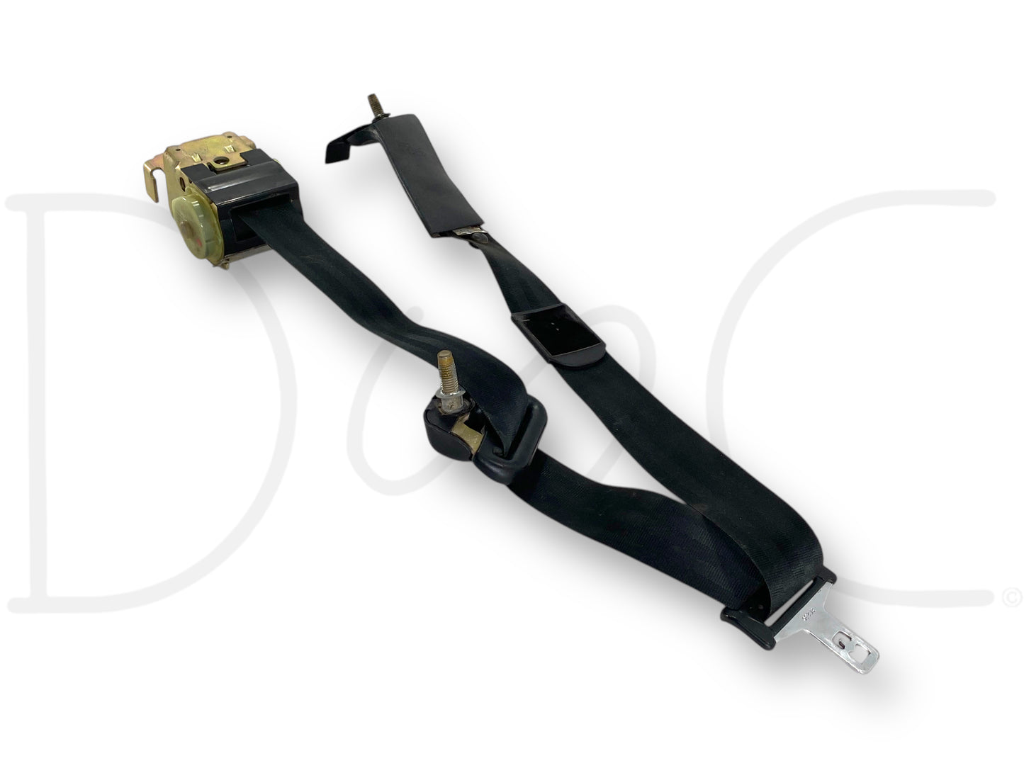 05-07 Ford F250 F350 RH Right Passenger Rear Seat Belt Seatbelt Black OE