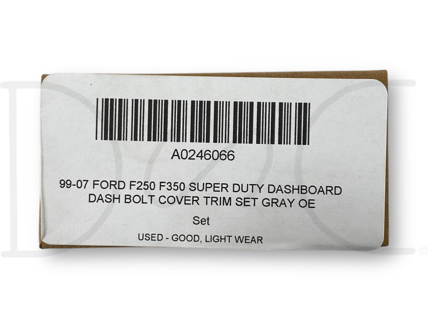 99-07 Ford F250 F350 Super Duty Dashboard Dash Bolt Cover Trim Set Gray OE