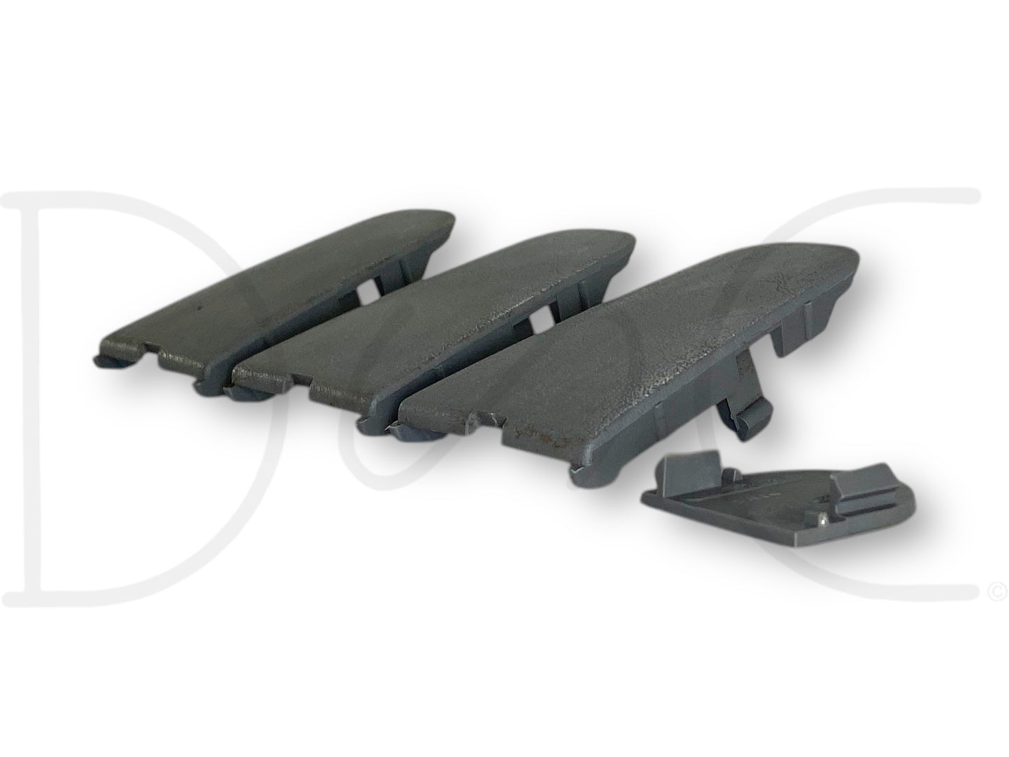 99-07 Ford F250 F350 Super Duty Dashboard Dash Bolt Cover Trim Set Gray OE
