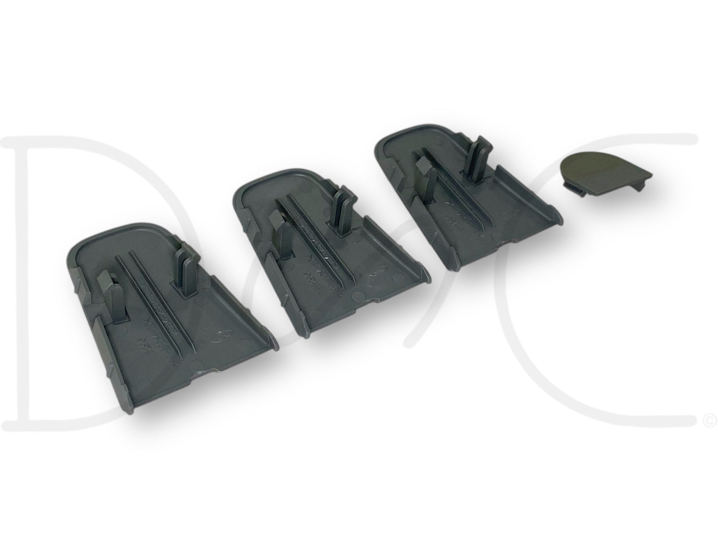 99-07 Ford F250 F350 Super Duty Dashboard Dash Bolt Cover Trim Set Gray OE