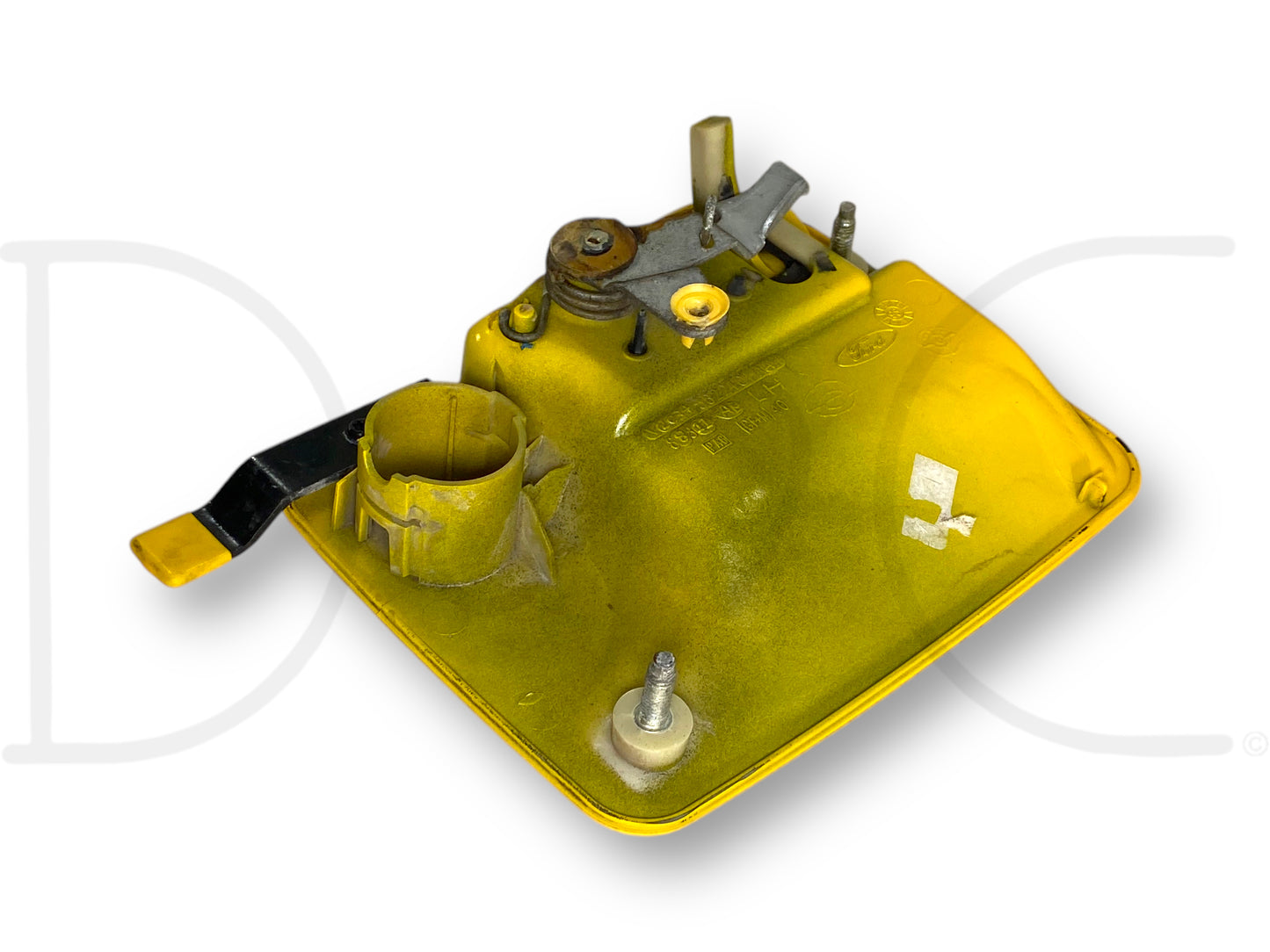 99-07 Ford F250 F350 LH Left Driver Front Door Handle D6 Yellow *Blem*