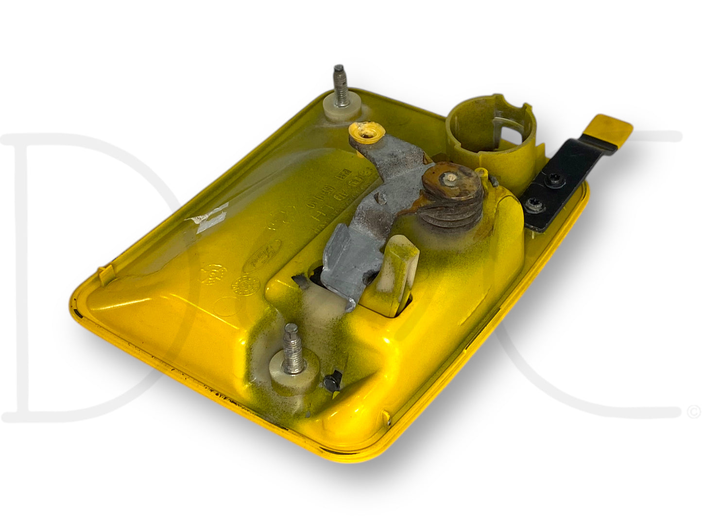 99-07 Ford F250 F350 LH Left Driver Front Door Handle D6 Yellow *Blem*