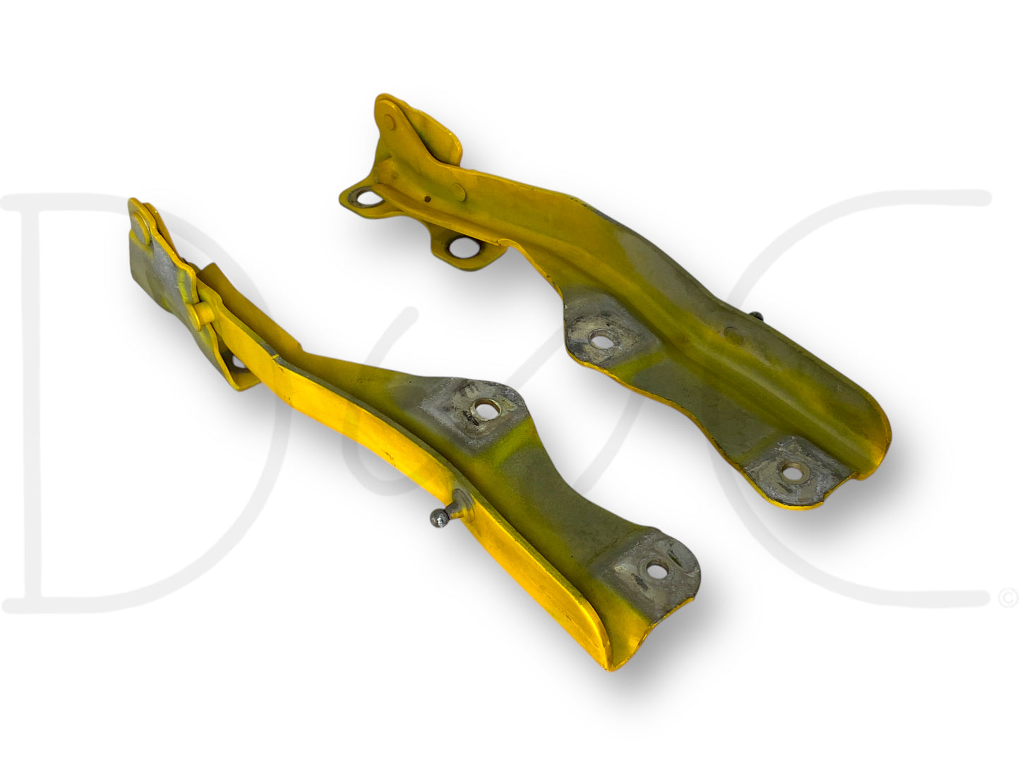 99-07 Ford F250 F350 Super Duty Hood Hinge Set Yellow Hood Hinges OE RH LH Pair
