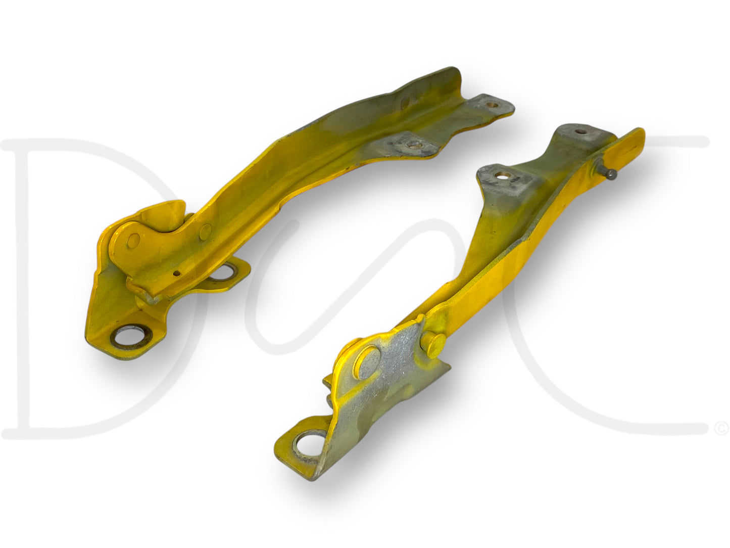 99-07 Ford F250 F350 Super Duty Hood Hinge Set Yellow Hood Hinges OE RH LH Pair
