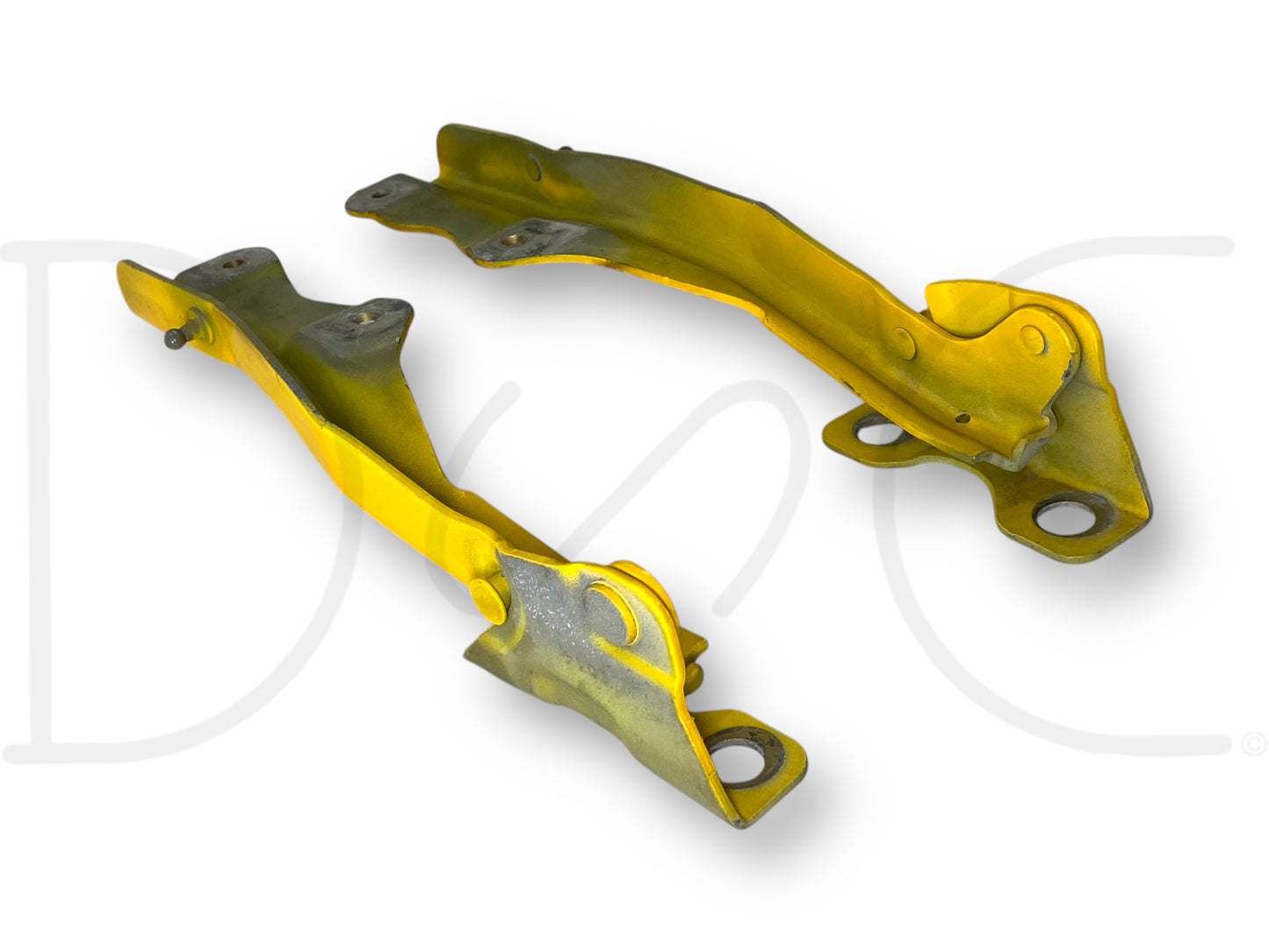 99-07 Ford F250 F350 Super Duty Hood Hinge Set Yellow Hood Hinges OE RH LH Pair