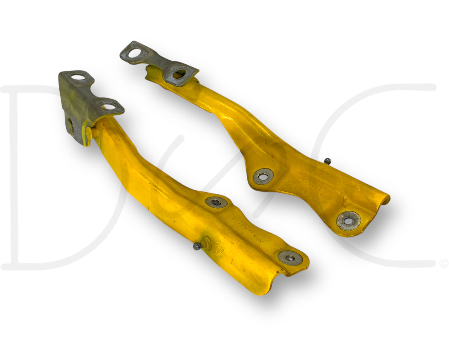 99-07 Ford F250 F350 Super Duty Hood Hinge Set Yellow Hood Hinges OE RH LH Pair