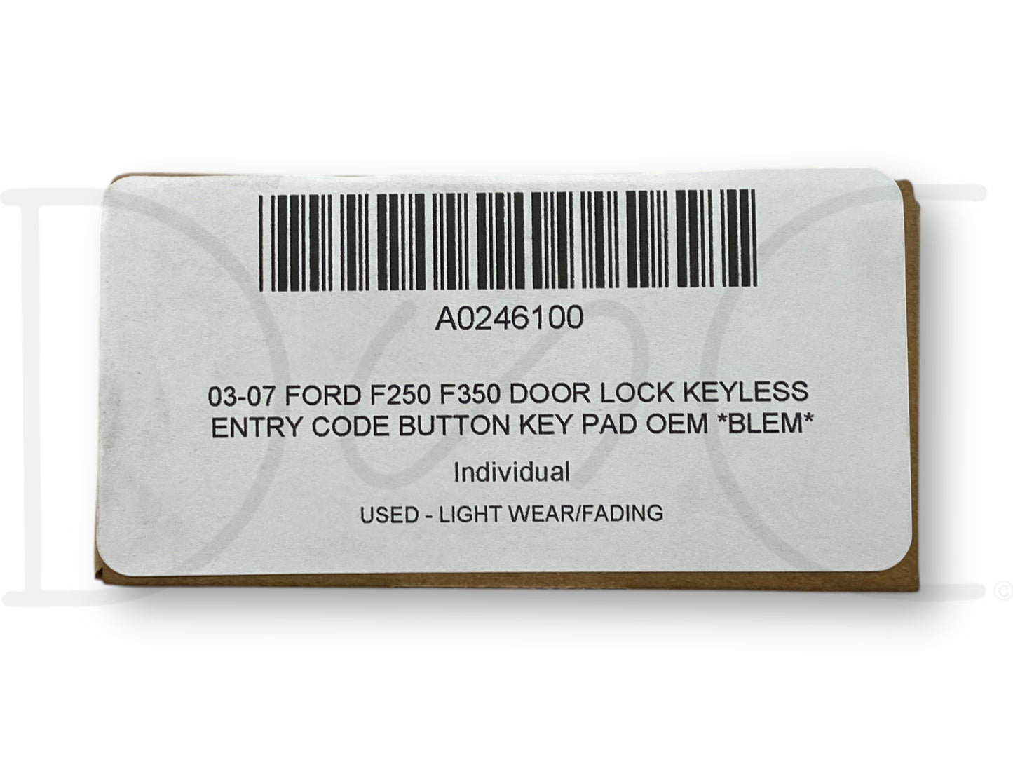 03-07 Ford F250 F350 Door Lock Keyless Entry Code Button Key Pad OEM *Blem*