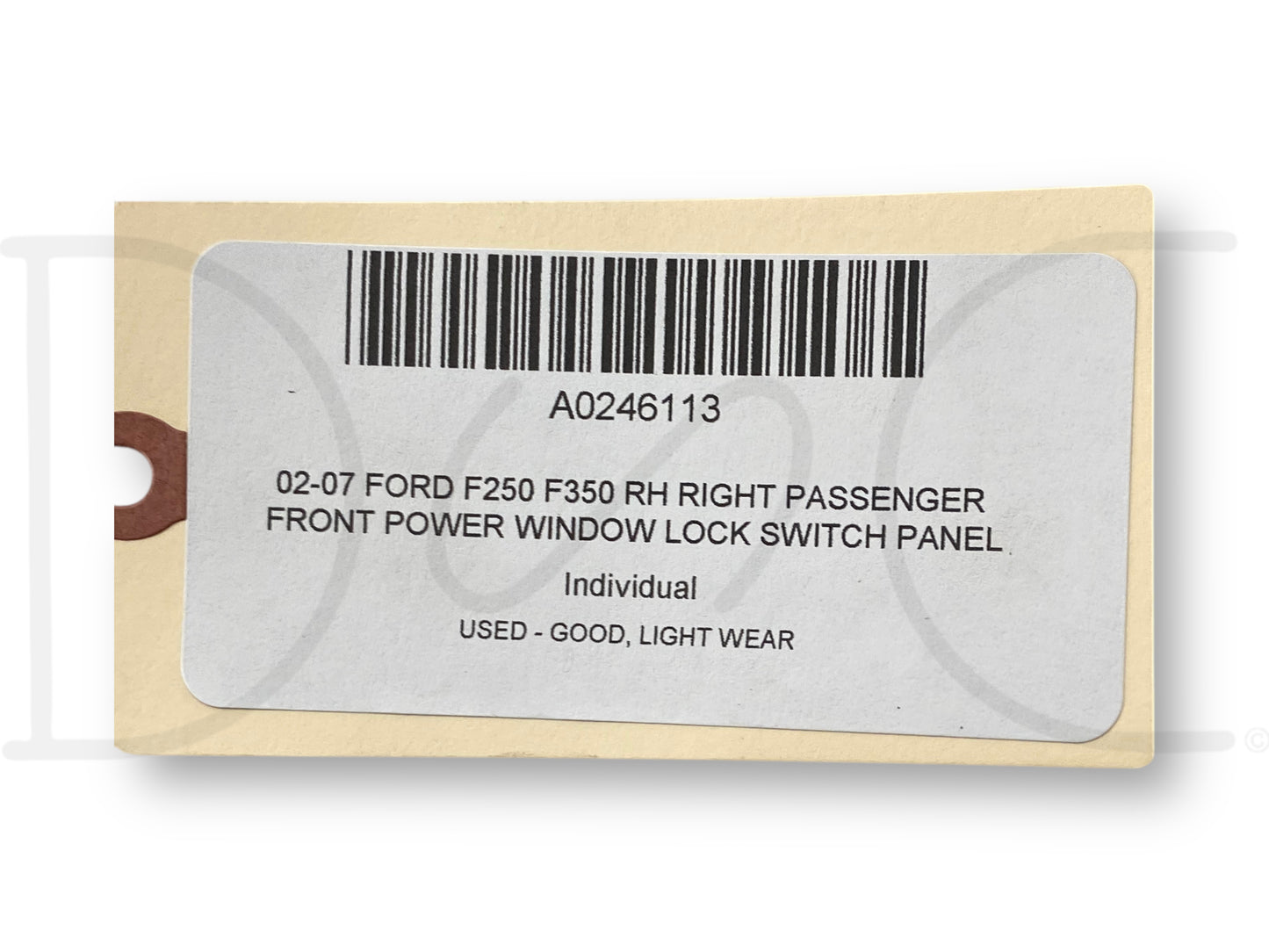 02-07 Ford F250 F350 RH Right Passenger Front Power Window Lock Switch Panel