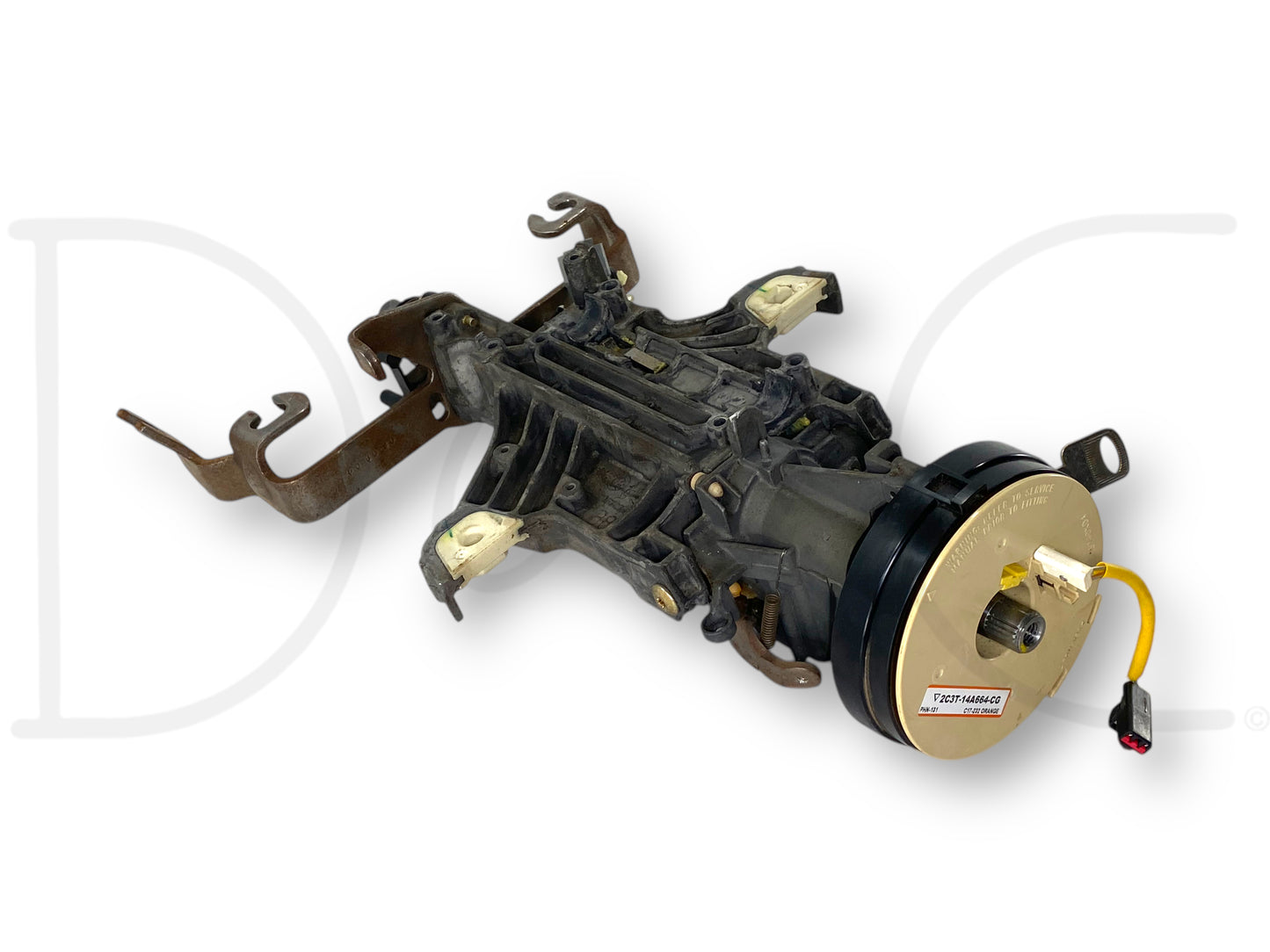 02-04 Ford F250 F350 Tilt Steering Column Auto W/ Key & Clockspring OE