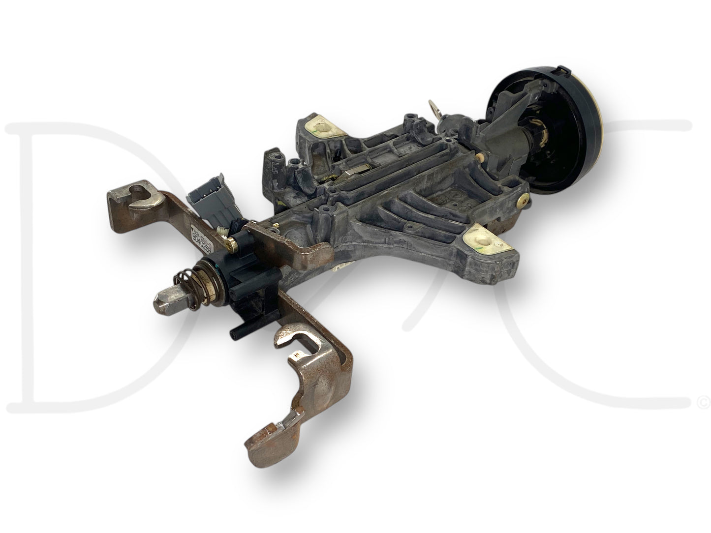02-04 Ford F250 F350 Tilt Steering Column Auto W/ Key & Clockspring OE