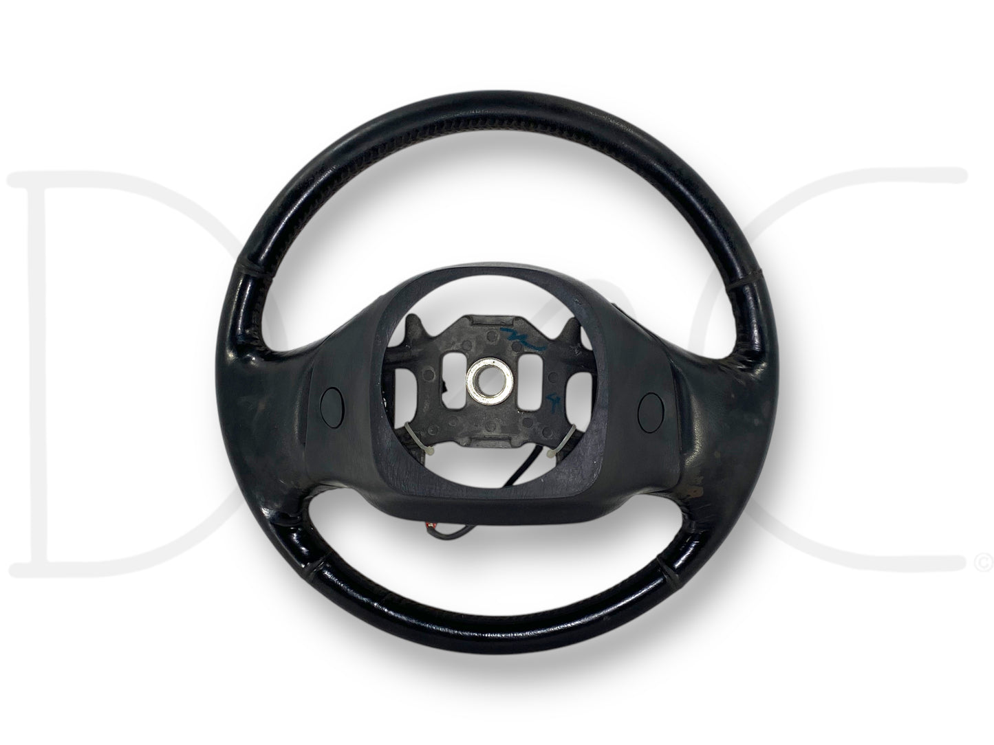 05-07 Ford F250 F350 Steering Wheel W/ Cruise Control Black Leather OEM *Blem*