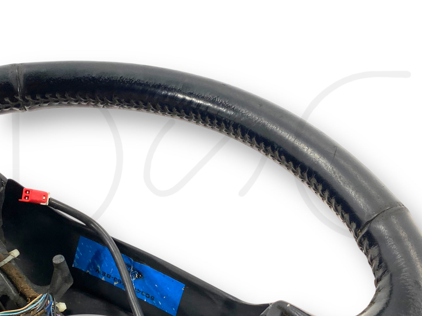 05-07 Ford F250 F350 Steering Wheel W/ Cruise Control Black Leather OEM *Blem*