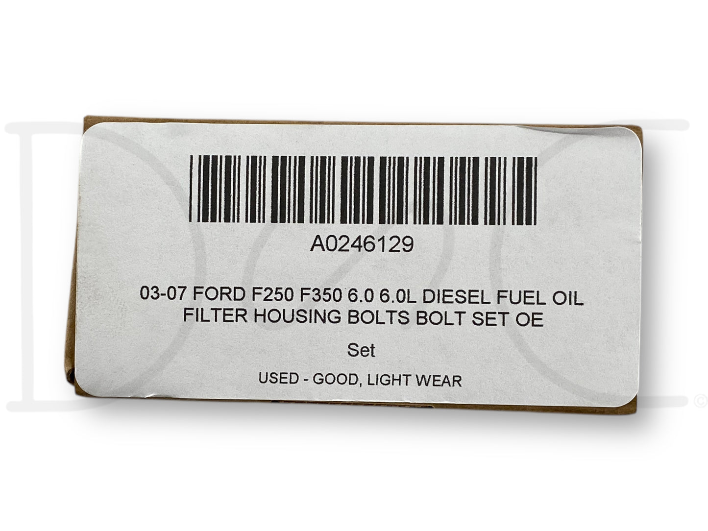 03-07 Ford F250 F350 6.0 6.0L Diesel Fuel Oil Filter Housing Bolts Bolt Set OE