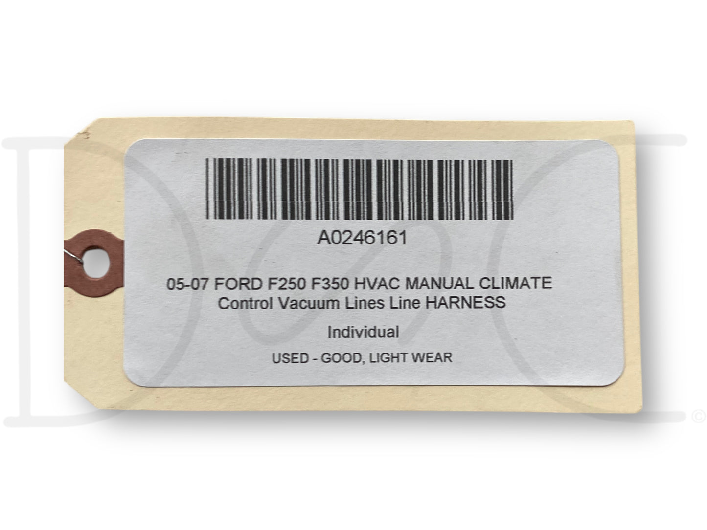 05-07 Ford F250 F350 HVAC Manual Climate Control Vacuum Lines Line Harness