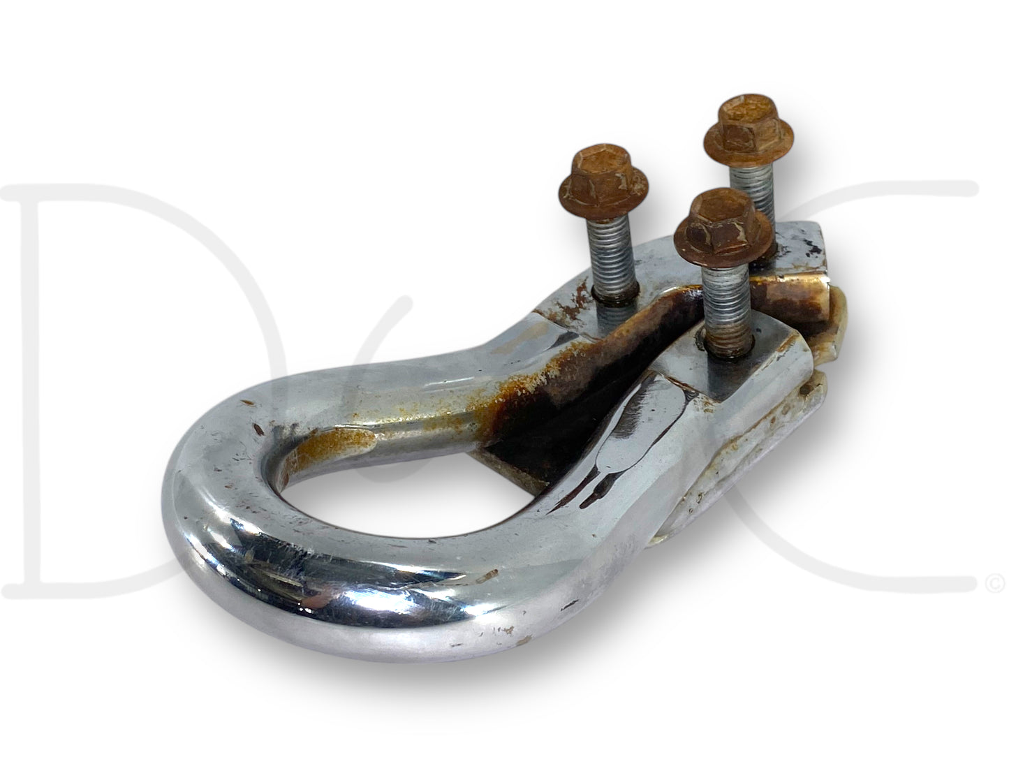 99-07 Ford F250 F350 Tow Hook Recovery Loop Chrome W/ Bolts 5C34-17A954-Aa