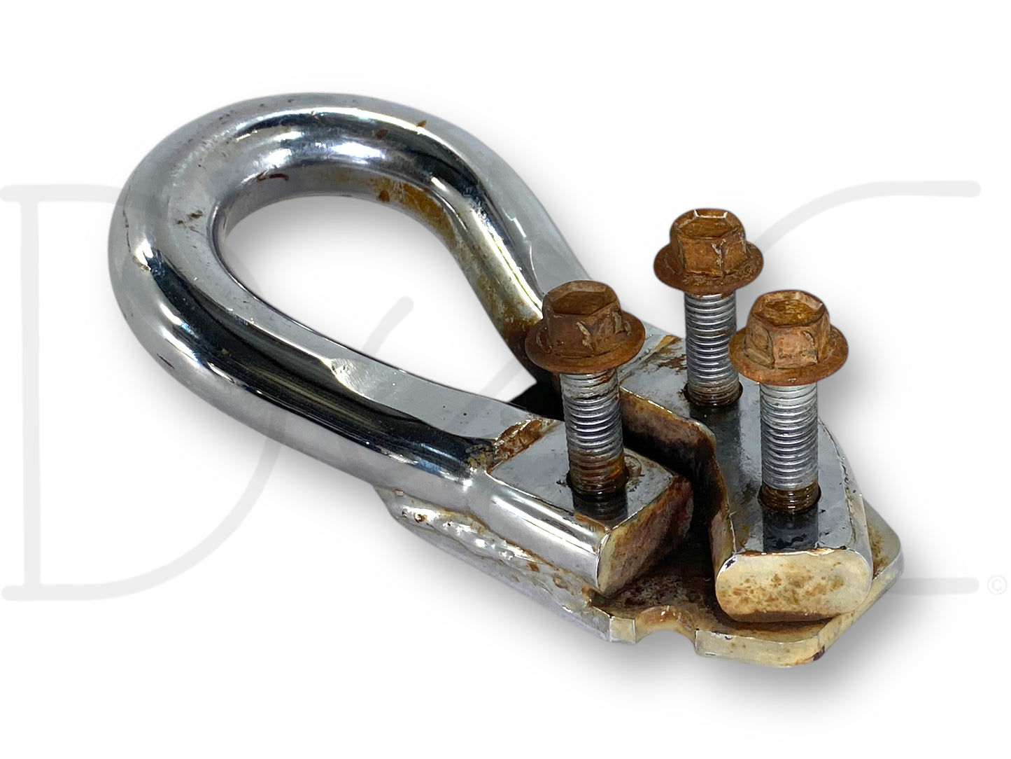99-07 Ford F250 F350 Tow Hook Recovery Loop Chrome W/ Bolts 5C34-17A954-Aa