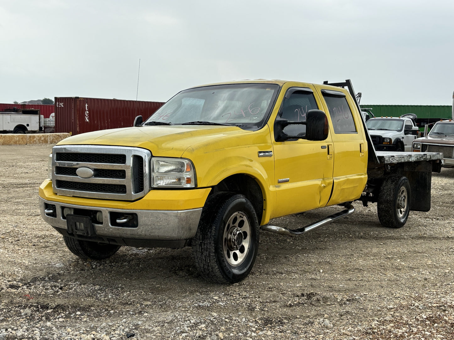 99-07 Ford F250 F350 Rear RH Right Passenger Crew Cab Door D6 Yellow Electric